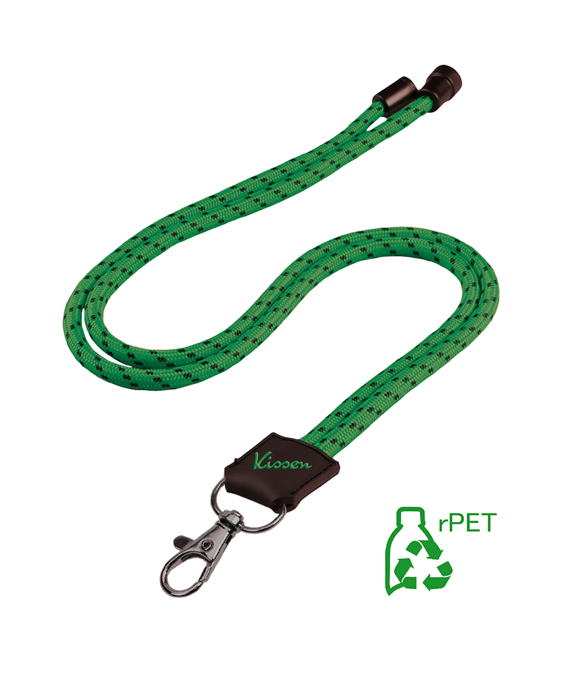LY-222_Kordelllanyard_rPET_Soft-PVC_mit_H5_gruen_rPET